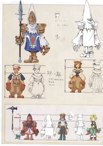 Final Fantasy IX - [Artbook] Final Fantasy IX Character Book