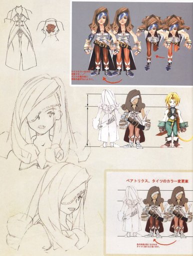 Final Fantasy IX - [Artbook] Final Fantasy IX Character Book